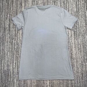 Casual Light Gray Short Sleeve Tee